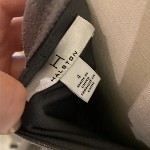 Halston gunmetal dress size 4 - Picture 5 of 6